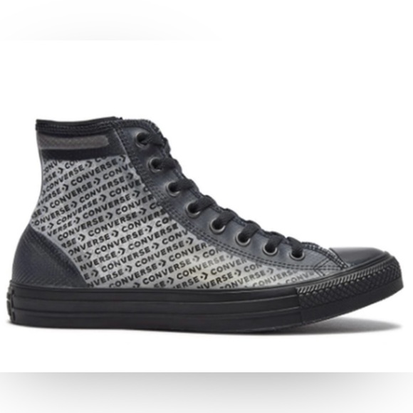 Converse Chuck Taylor All Star High Top Translucent Sneakers in Black W Size 8 - Picture 2 of 14